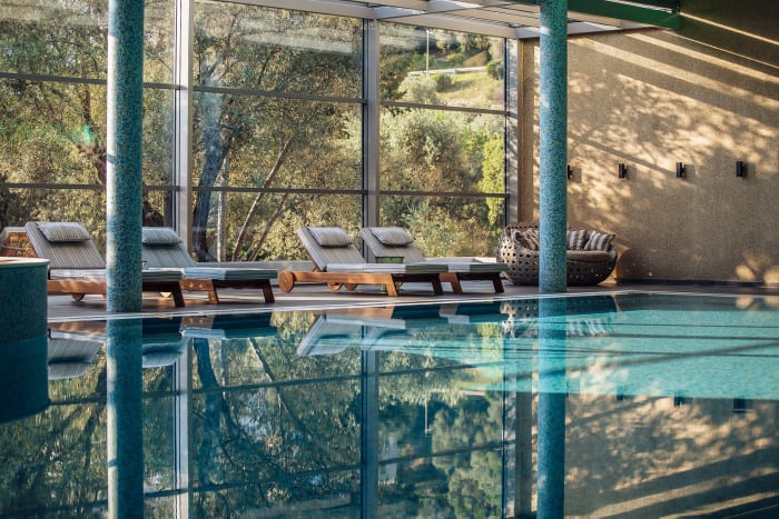 Views from the pool at Maestral Resort & Casino